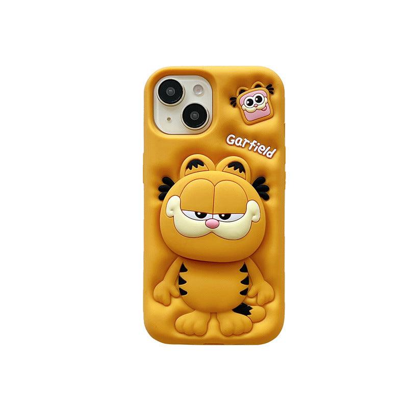 Coffee Cat Silicone Holder Phone Case